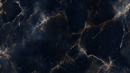 Abstract Black and Gold Marble Texture Background Seamless Pattern Illustration