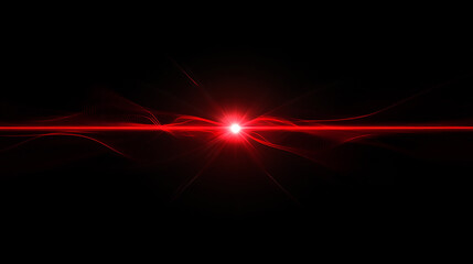 Modern lens flare red background streak rays