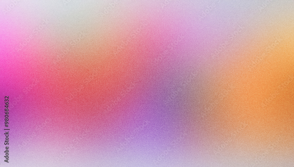 Wall mural multicolored gradient background with a grainy texture