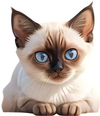 Lovely and Whimsical Siamese Cat Clipart Collection.