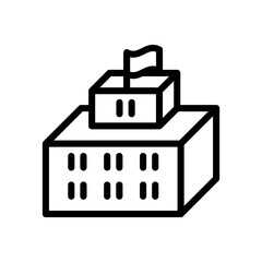 Government building icon