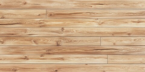 Fototapeta premium A seamless wooden floor texture showcasing light-colored planks with natural grain patterns.