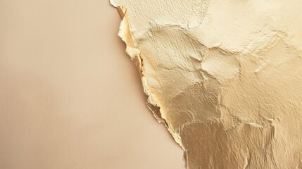 Crumpled Gold Foil Texture - Abstract Metallic Background