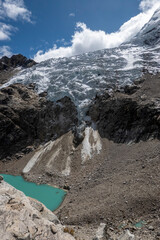 glacier in the himalayas