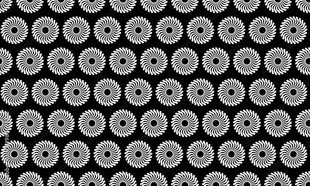 Poster seamless geometric pattern design. abstract tech background. simple vector ornament for web backdrop