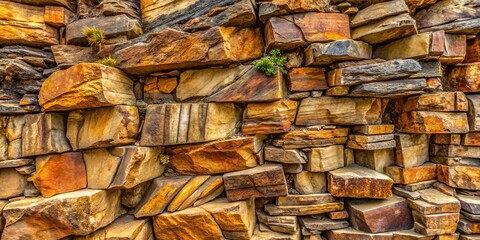 Richly colored rock formations unfold like a tapestry, adorned with ancient hieroglyphics and weathered textures that