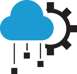 Cloud and Gear Icon
