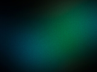 Deep Green Gradient Background with a Grainy Texture