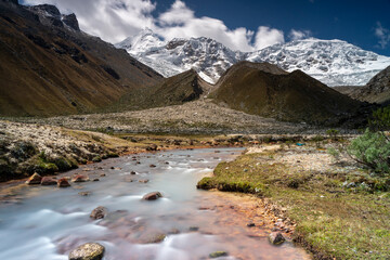 river in the mountains