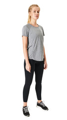 Fototapeta premium Women's leggings and sports bra png active wear mockup