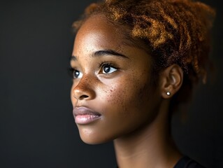 the black girl with the problem skin