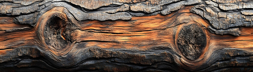 Seamless Natural Wood Texture Background for a Sustainable Zero Waste New Year 2025 - Rich Grains and Knots Creating a Warm Inviting Atmosphere