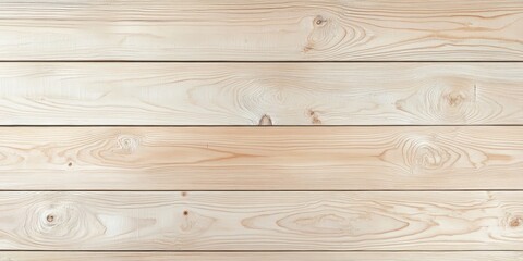 Naklejka premium A smooth, light-colored wooden surface with natural grain patterns.