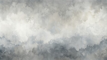 Softly blended gray watercolor gradient wash with subtle texture, perfect for adding sophisticated elegance to backgrounds, designs, and digital art projects.