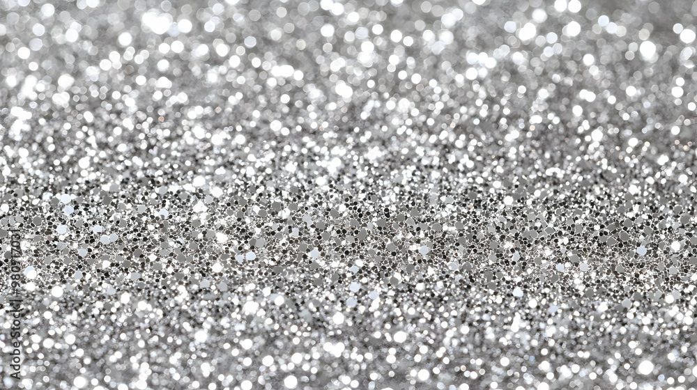 Poster abstract silver glitter background texture with sparkling effect