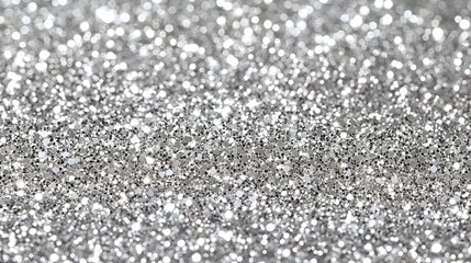 Obraz premium Abstract Silver Glitter Background Texture with Sparkling Effect