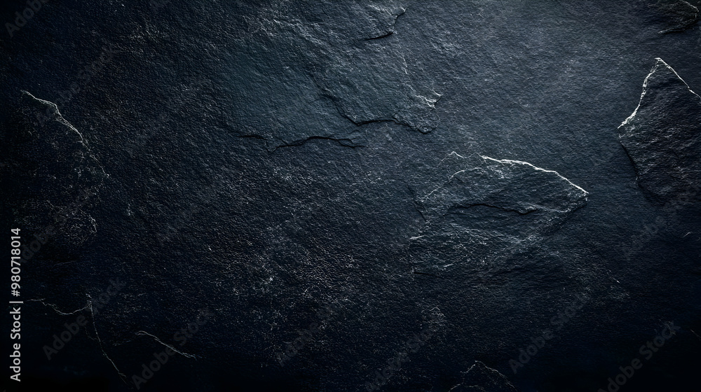 Poster dark gray slate stone texture background with rough surface, perfect for design projects