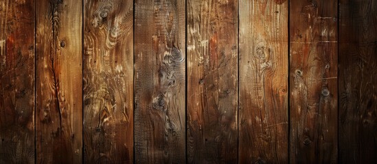 Obraz premium A brown wooden background texture with copy space image