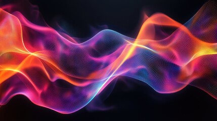 3D rendering of ribbons and silk