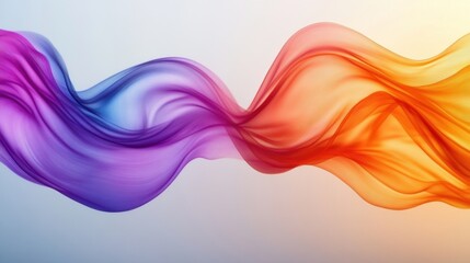 3D rendering of ribbons and silk