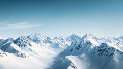snowy mountain landscape