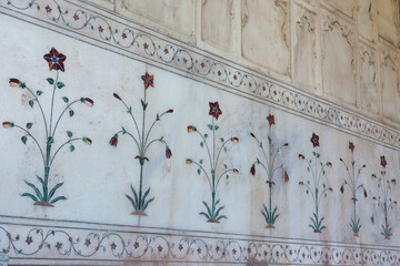 Sawan Pavilion, Red Fort, Old Delhi, India. UNESCO World Heritage Site