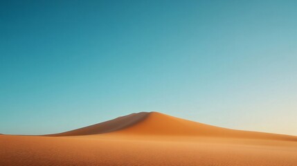 desert landscape with sand dunes