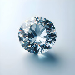 Fototapeta premium diamond on white background