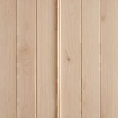  close-up view of a wooden surface with a vertical seam running down the center. The wood has a light, natural finish with visible grain patterns that add texture and depth.