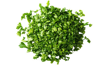 Naklejka premium Dried parsley isolated on white or transparent background