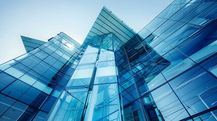 A building with contemporary glass windows