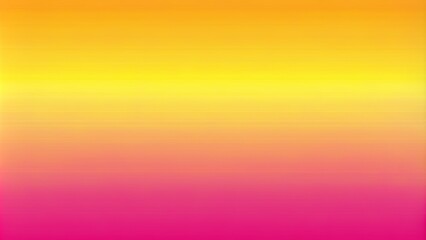 Obraz premium Vibrant yellow and pink soft gradient background with ombre effect, brightening up the scene with a warm and gentle, sunrise-inspired color palette.