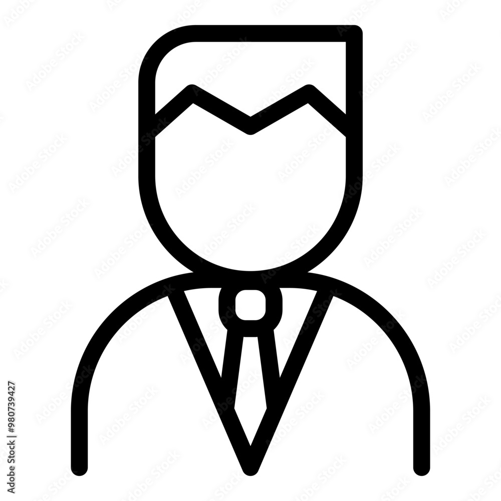 Canvas Prints businessman icon