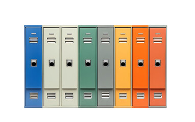 Filing cabinets isolated on white or transparent background