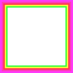 frame, frame isolated on white, colorful frame, frame design, frame png, png, frame sticker, sticker, square, square frame, colorful frame on white, design, for image, rainbow frame, pink frame
