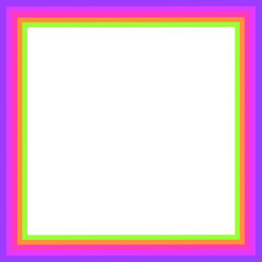 frame, frame isolated on white, colorful frame, frame design, frame png, png, frame sticker, sticker, square, square frame, colorful frame on white, for your design, for image, rainbow frame, rainbow