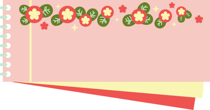 A cute note  gradient frame note paper icon