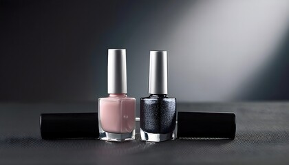Ideas for designing nail polish packages for advertising with nail painting by a nail artist.