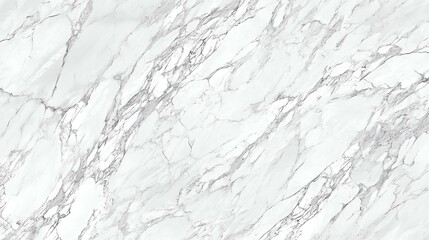 Fototapeta premium Elegant white marble texture featuring subtle gray veins, perfect for backgrounds or design projects.