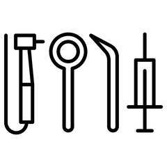 Dental equipment icon