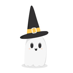 Little ghost wearing a hat