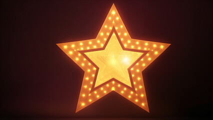 Fototapeta premium star with lights