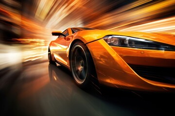 Naklejka premium Speed car vehicle motion wheel.