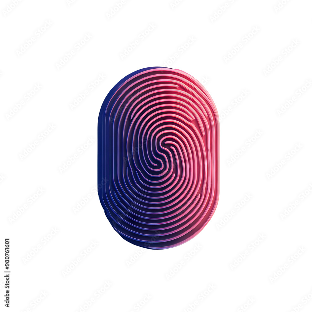 Poster a vibrant and artistic fingerprint design showcasing intricate lines and a blend of colors, perfect 
