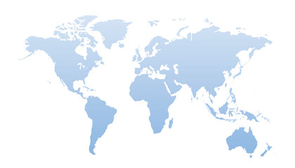 World map modern colors vector, isolated on white background.Travel worldwide, map silhouette, backdrop, earth geography, political,reports,city, infographic, political, concept, outline.