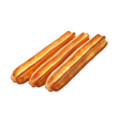 Delicious, crispy churros arranged neatly, perfect for dessert or snack lovers. Enjoy with chocolate or caramel dipping sauce.