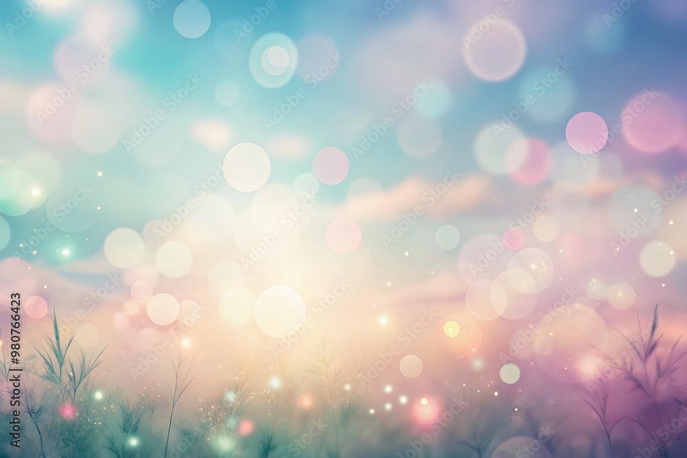 Poster soft focus pastel background featuring a delicate blend of calming colors, gentle texture, and subtl