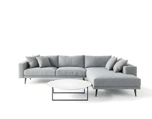 Fototapeta premium sofa isolated on white