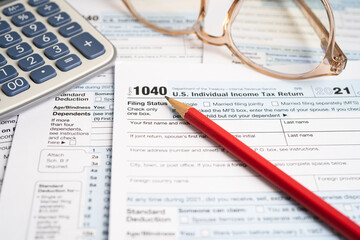 Form 1040, U.S. Individual Income Tax Return, tax forms in the U.S. tax system.