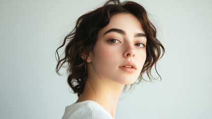 portrait of a pretty woman